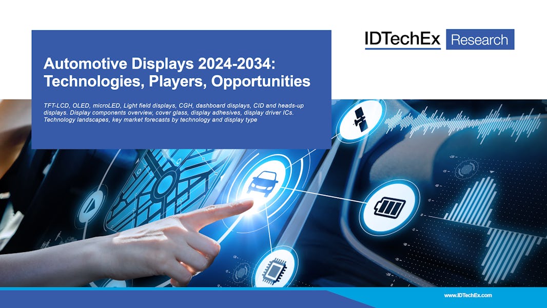 จอแสดงยานยนต์ 2024-2034: เทคโนโลยี ผู้เล่น โอกาส