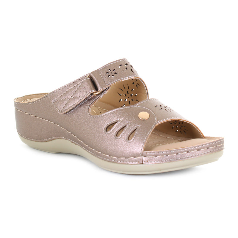 Womens Larissa Wedge Sandal - TENDER TOOTSIES - Tootsies Shoe Market - Sandals