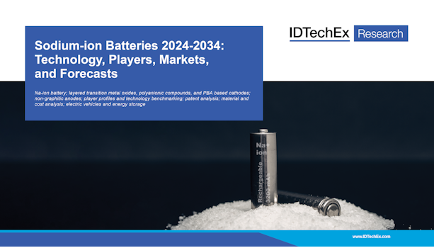 Batteries sodium-ion 2024-2034 : technologie, acteurs, marchés et prévisions