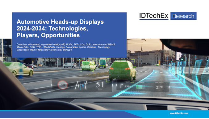 Heads-up-Displays für die Automobilindustrie 2024-2034: Technologien, Akteure, Chancen