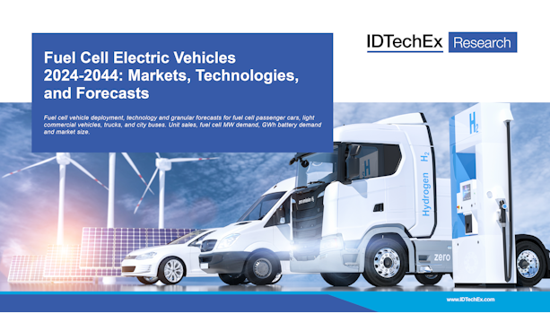 Vehículos eléctricos de pila de combustible 2024-2044: mercados, tecnologías y previsiones