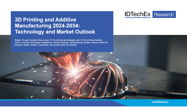 Stampa 3D e produzione additiva 2024-2034: tecnologia e prospettive di mercato